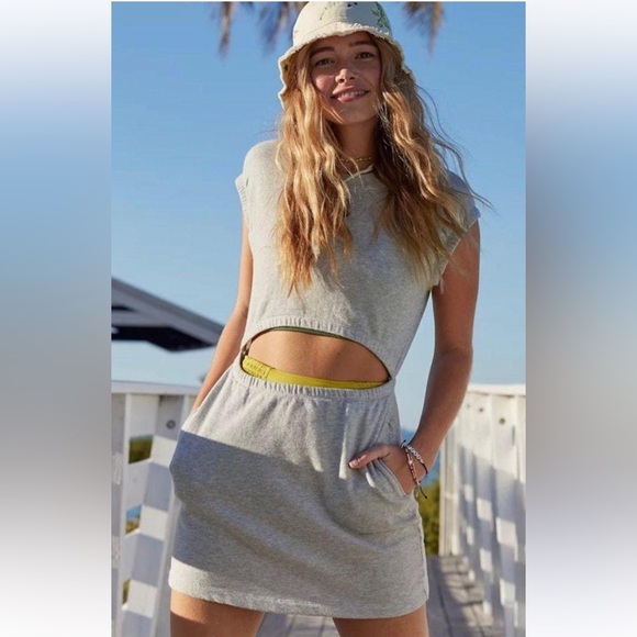 aerie Dresses & Skirts - NWOT Offline by Aerie Cutout Sweatshirt Dress
